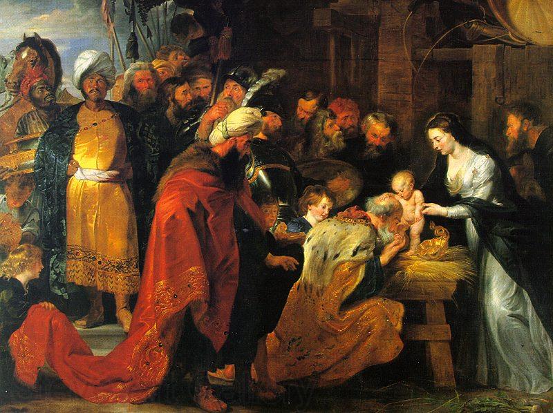 Peter Paul Rubens The Adoration of the Magi Norge oil painting art